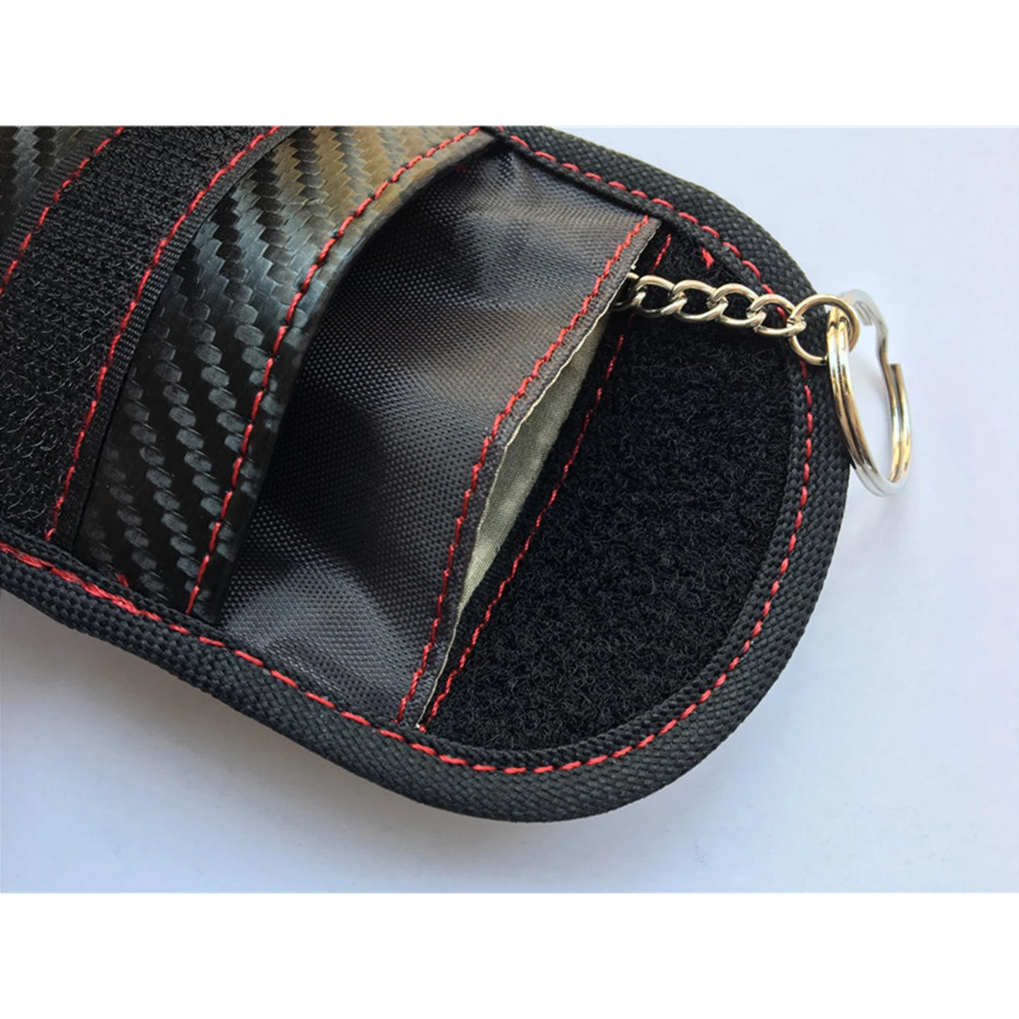 Faraday Card Car Keys Case FOB Signal Blocker Bag RFID Shielding Key Credit Card Bags Organizer for Privacy Protection