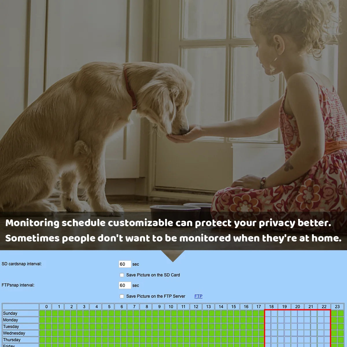 GENBOLT 2K Pet Camera Indoor with Phone APP, Auto Cruise 360°, Motion Detection, Two-Way Audio, Night Vision, Alarm, Supports SD