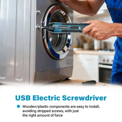 1300MAH Rechargeable Cordless Electric Screwdriver Set 3.6V Power Screwdrivers Drill 4 Torque Screw Driver Household Repair Tool