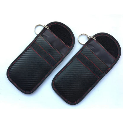 Faraday Card Car Keys Case FOB Signal Blocker Bag RFID Shielding Key Credit Card Bags Organizer for Privacy Protection